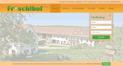 Desktop Screenshot of froeschlhof.de