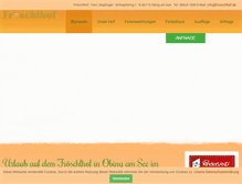 Tablet Screenshot of froeschlhof.de